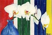 Denis Maguire: "The Erotic Orchid" painting