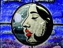 Detail of "Ocean Dream"  glass panel
