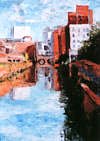 View of the River Irwell in Manchester