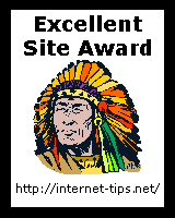 Winner of the Internet Tips Excellent Site Award