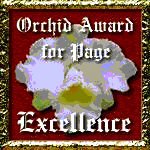 Winner of the New Orchid Award for Page Excellence