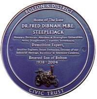 Fred Dibnah Blue Plaque
