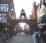 Chester City Wall and Clock