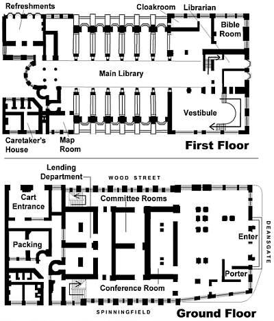 John Rylands Library Plan