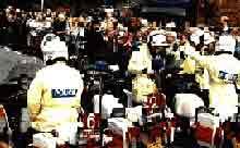 Manchester Police Motorcyclists in Manchester