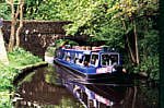 Narrowboat at Saddleworth