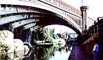 Railway Bridge over the Rochdale canal at Castlefield, Manchester