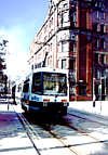 MetrolinkTram on Balloon Street Manchester